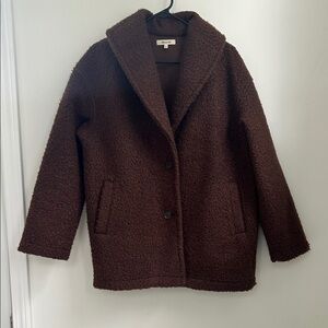 Madewell Chocolate Teddy Jacket